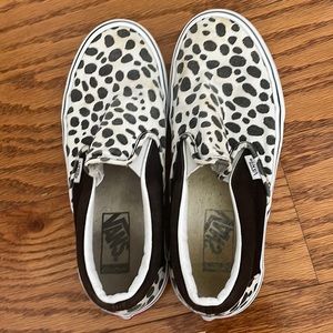 Custom cow print vans Size:8
